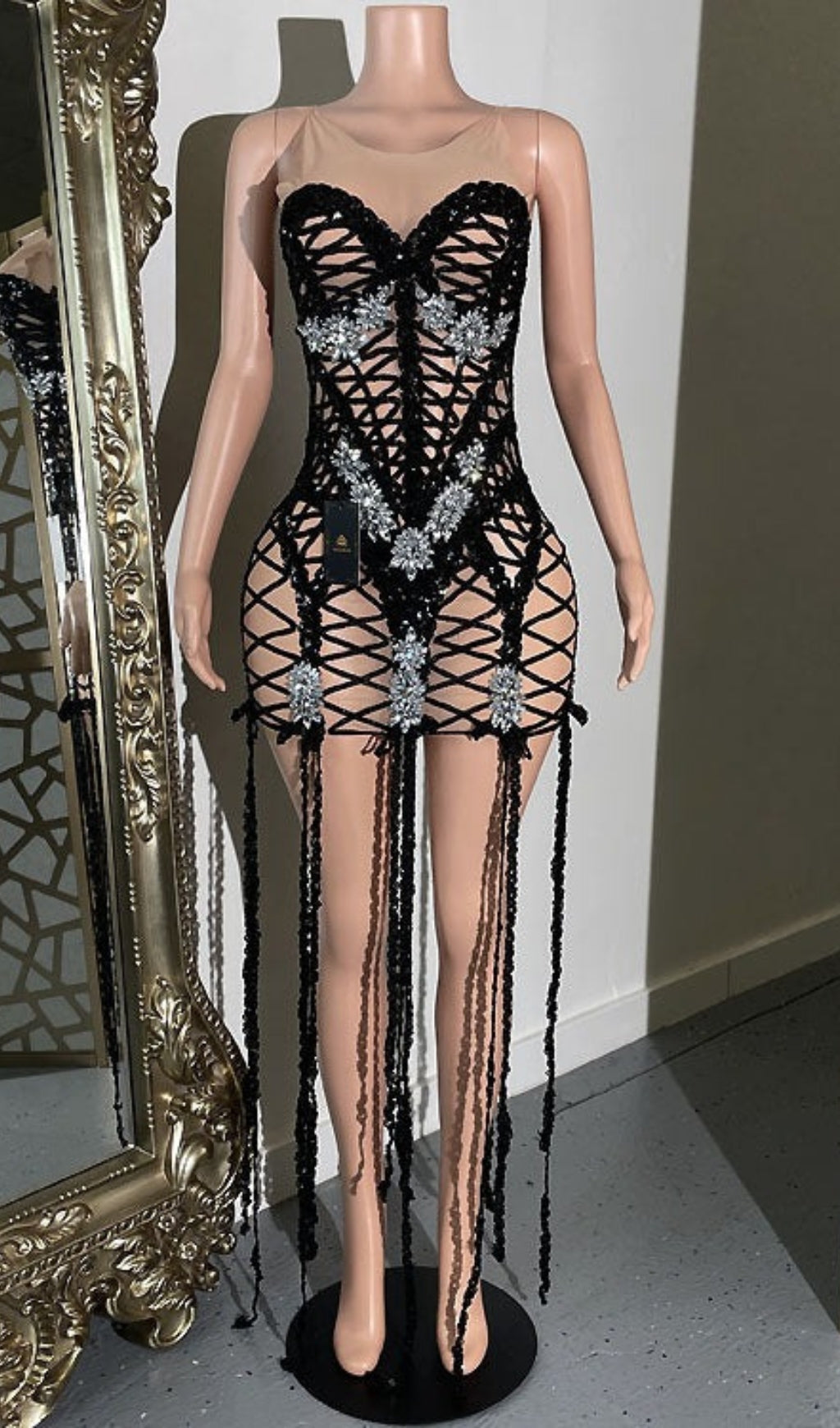 SEQUIN FRINGE VIRAL PARTY DRESS - OWNCI SEQUIN FRINGE VIRAL PARTY DRESS - OWNCI