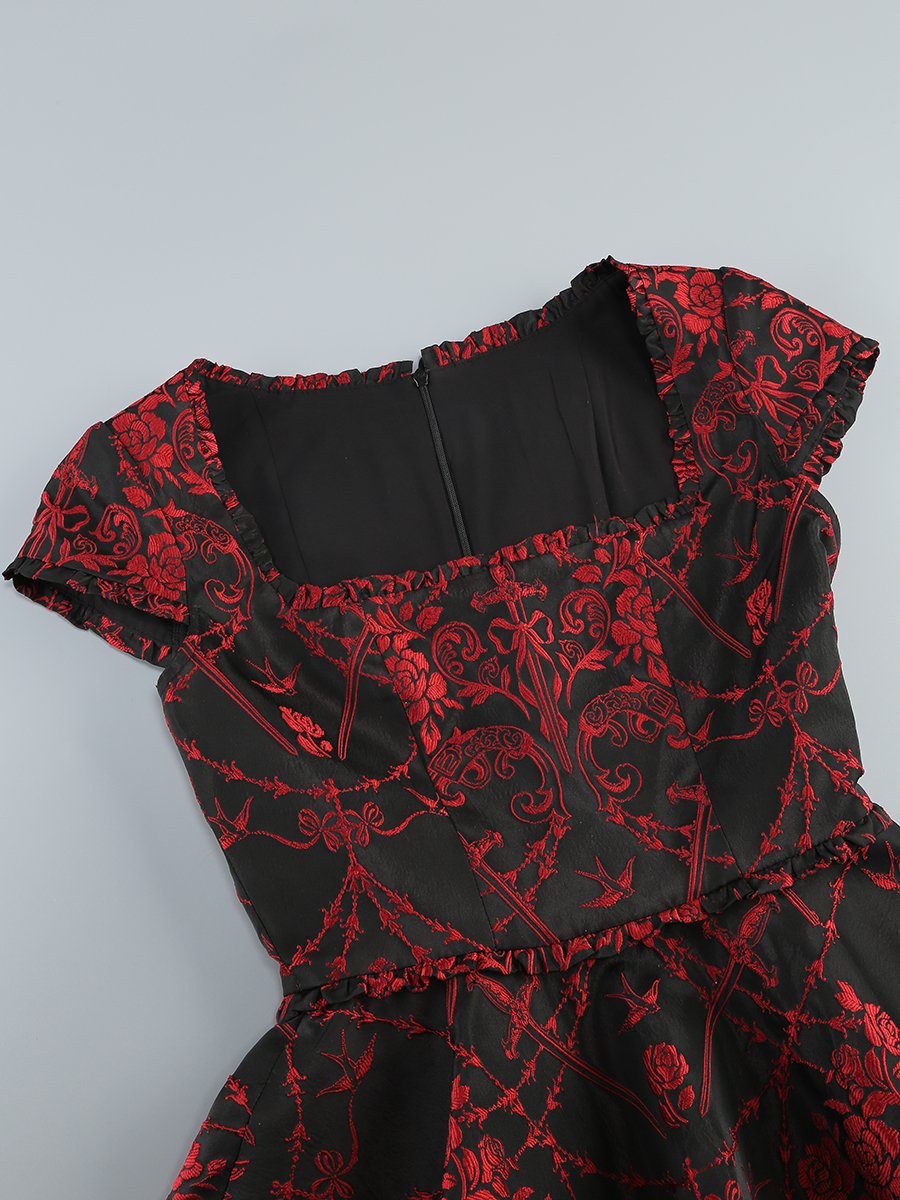 e94f0a9c1e54fdabd9056ec41fdc09f7.jpg Fashionslee Women Fantine Flower Mini Dress