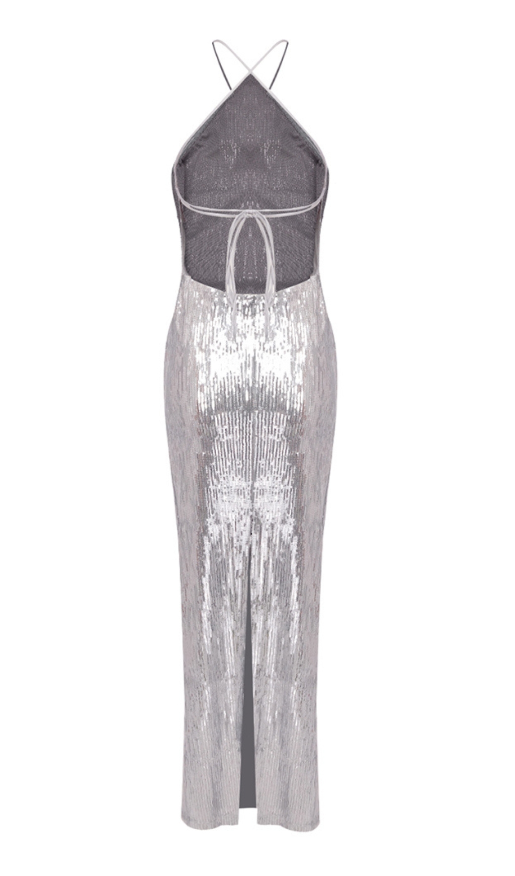 e9dcee523796818eb65a81043001520f.jpg Fashionslee Women Betiana Silver Halter Flower Sequin Maxi Dress