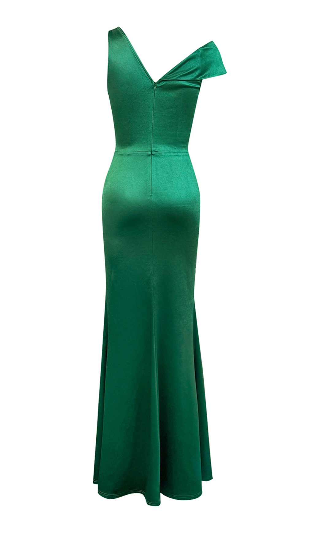 ea067e5fee90b624542efba5460059a2.jpg Fashionslee Women Brynn Green Ruched Split Maxi Dress