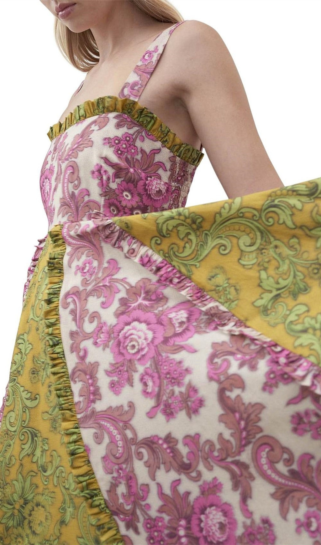 Fashionslee Women Amia Rosetta Swirl Dress