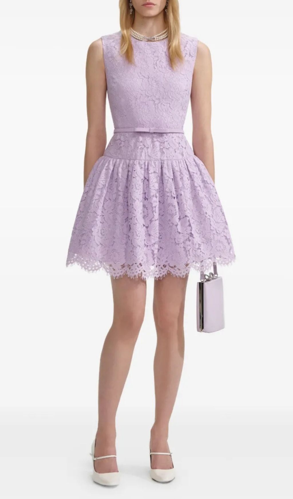 Fashionslee Women Katja Sleeveless Lace Mini Dress
