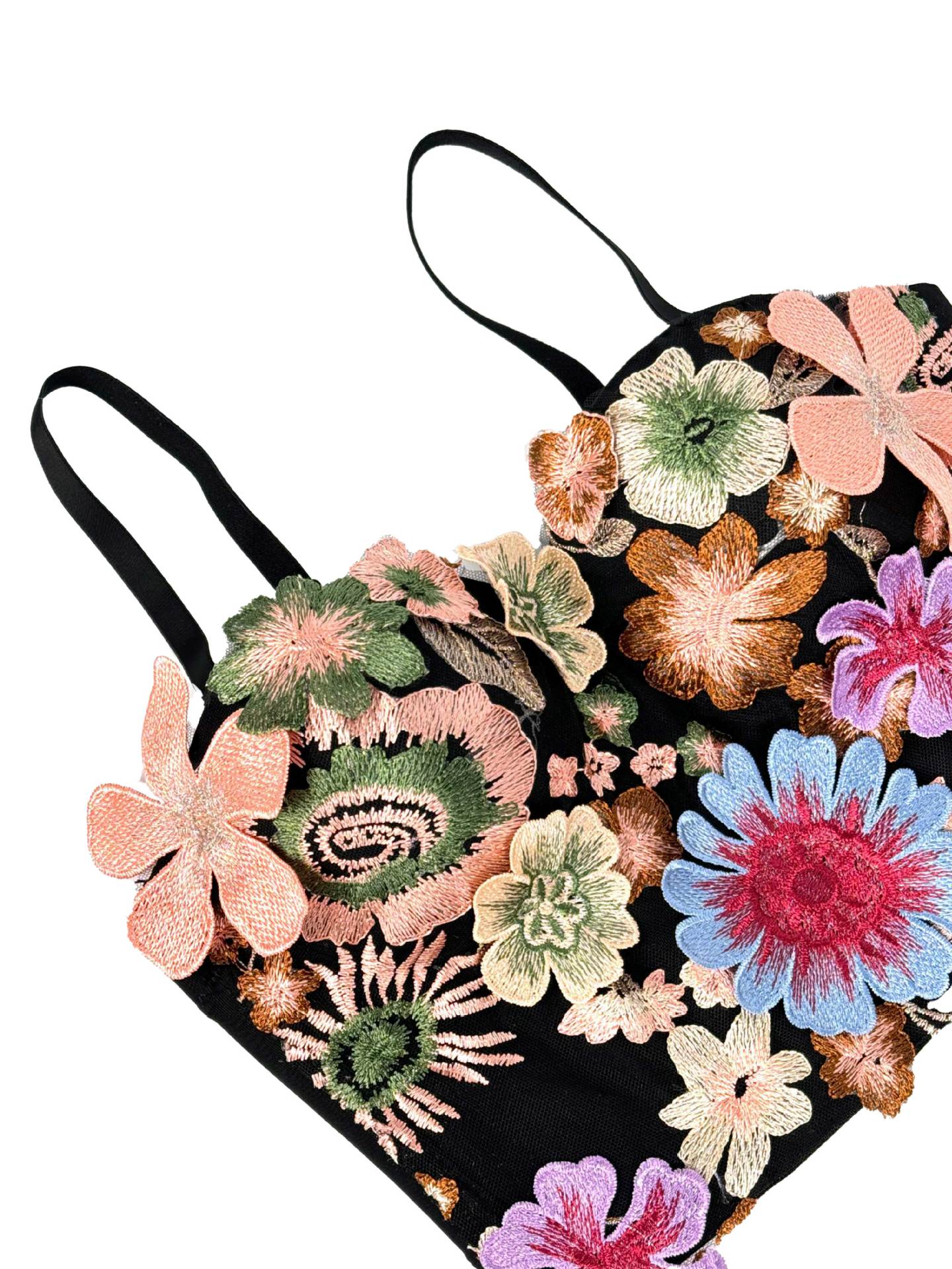 eafe7c21197ade837ff6ff841378c7e6.jpg Fashionslee Women Fahima Flower Embroidery Crop Top