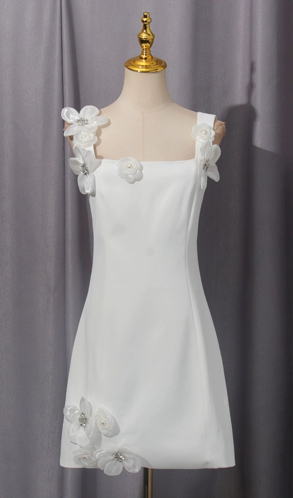 eb7845ec83c315021fa1c8e23745c698.jpg Fashionslee Women Glison 3D Flower Embellished Mini Dress