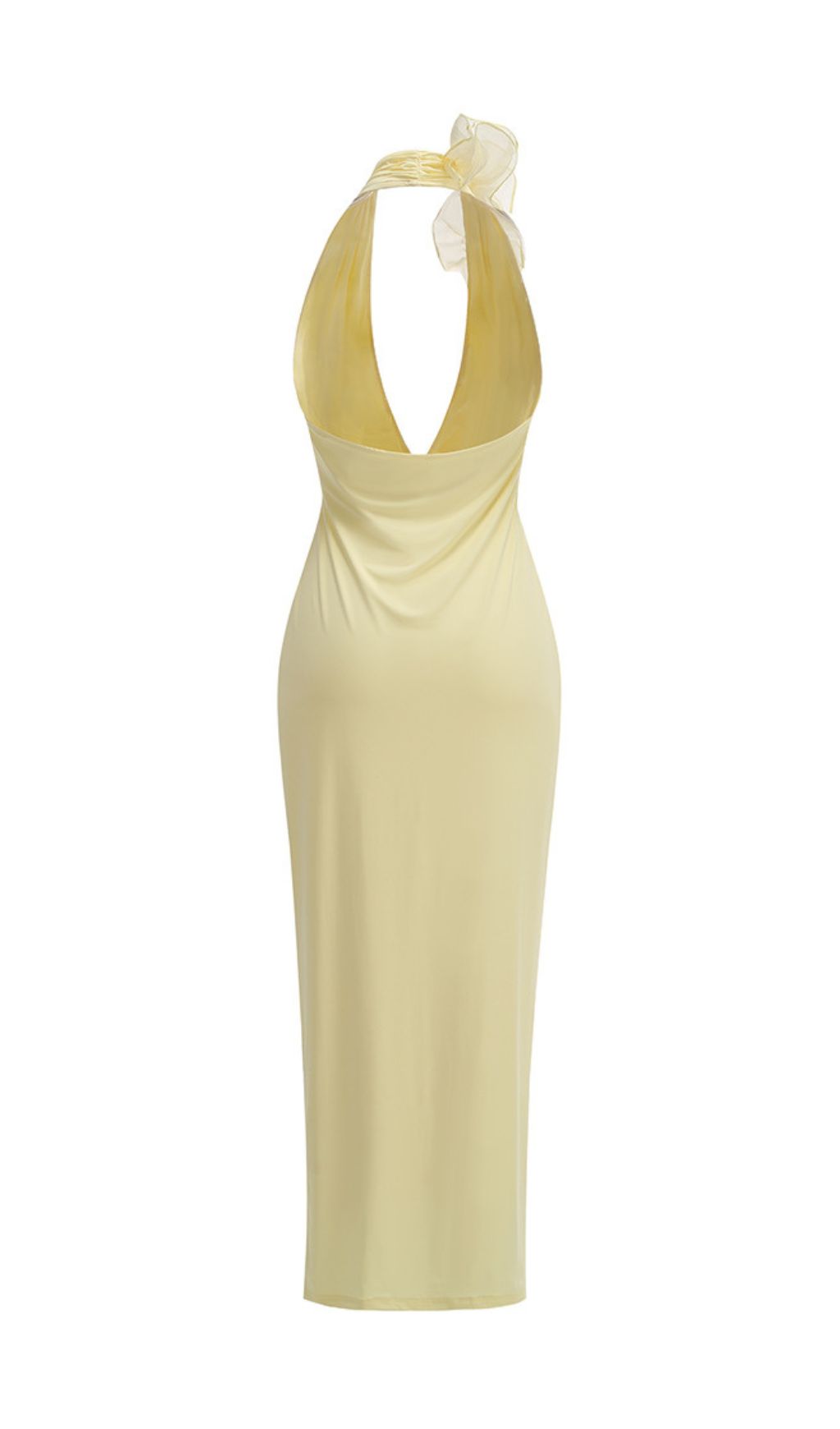 eb90c933f7a242e4f6e4336db8a57c90.jpg Fashionslee Women Fareeda Yellow Halter Backless Maxi Dress
