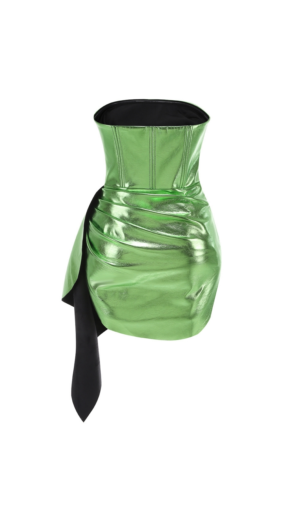 eb92720c3c8f75ac2f85d1b0a2d372cc.jpg Fashionslee Women Even Green Strapless Mini Dress