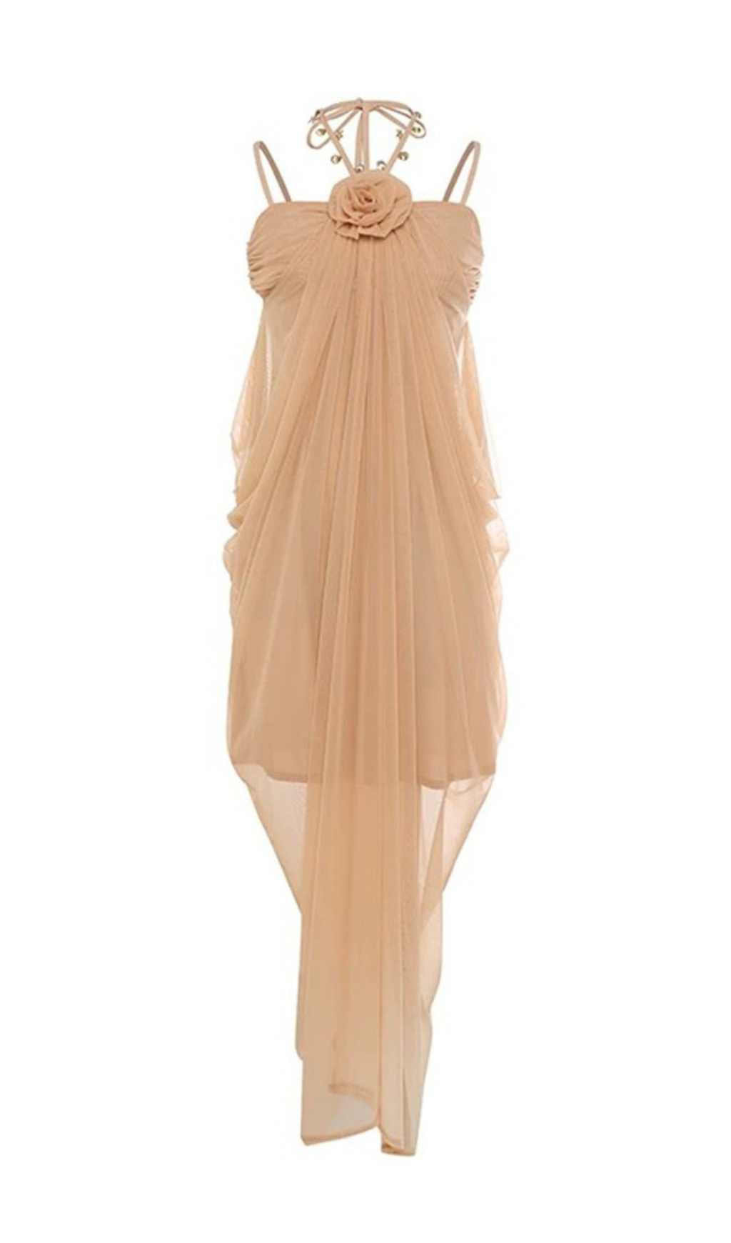 BOHO FLORAL MESH MAXI DRESS – VIRAL - OWNCI