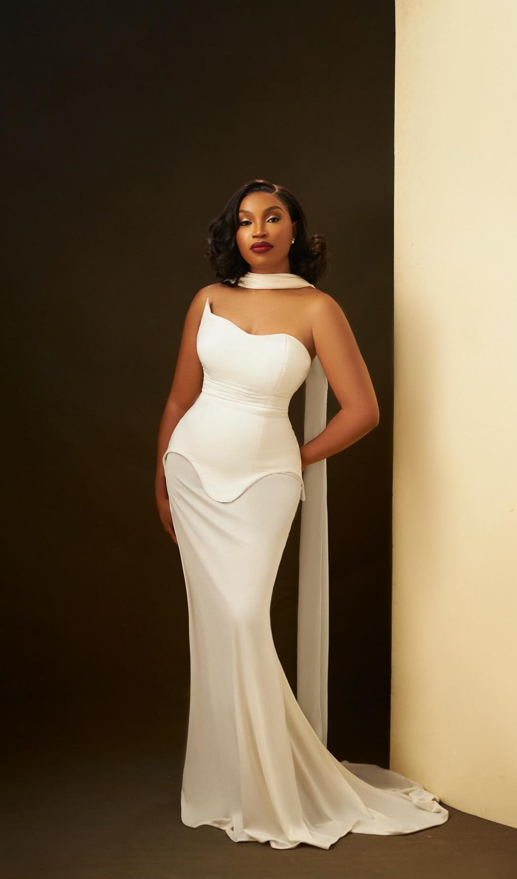 ec11501ec494b0a1a669d2f6647e9ac2.jpeg Fashionslee Women Benno White Strapless Mesh Maxi Dress
