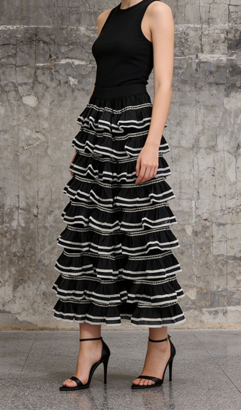 ec3b283befc71382116b7c841adf6379.jpg Fashionslee Women Kayaliya Layered Midi Skirt