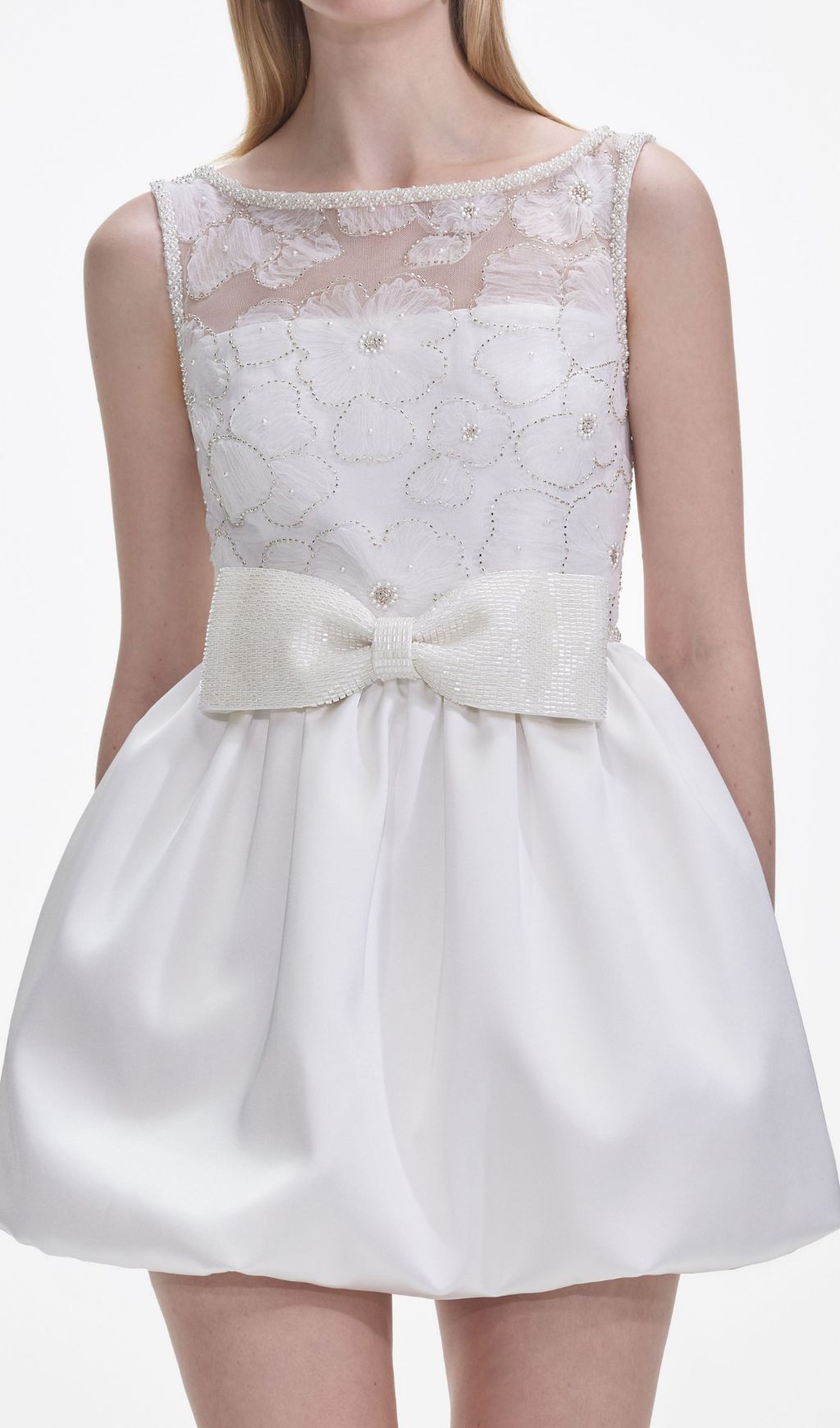 TRENDING WHITE LACE BOW MINI DRESS - OWNCI TRENDING WHITE LACE BOW MINI DRESS - OWNCI
