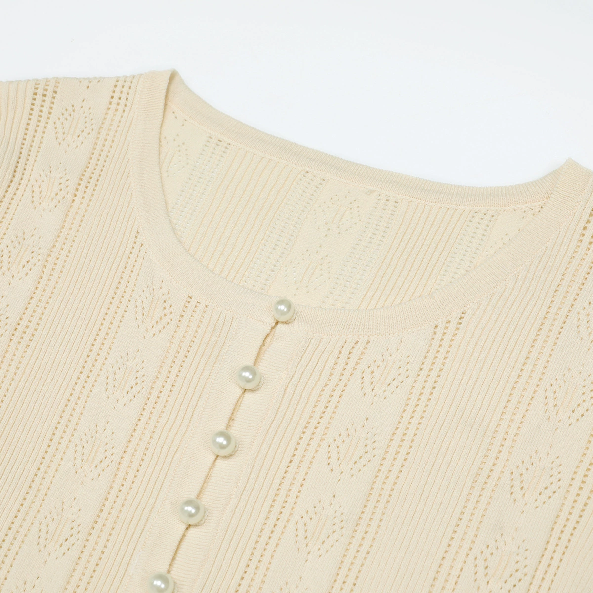 TRENDING APRICOT KNIT TWO-PIECE SET - OWNCI