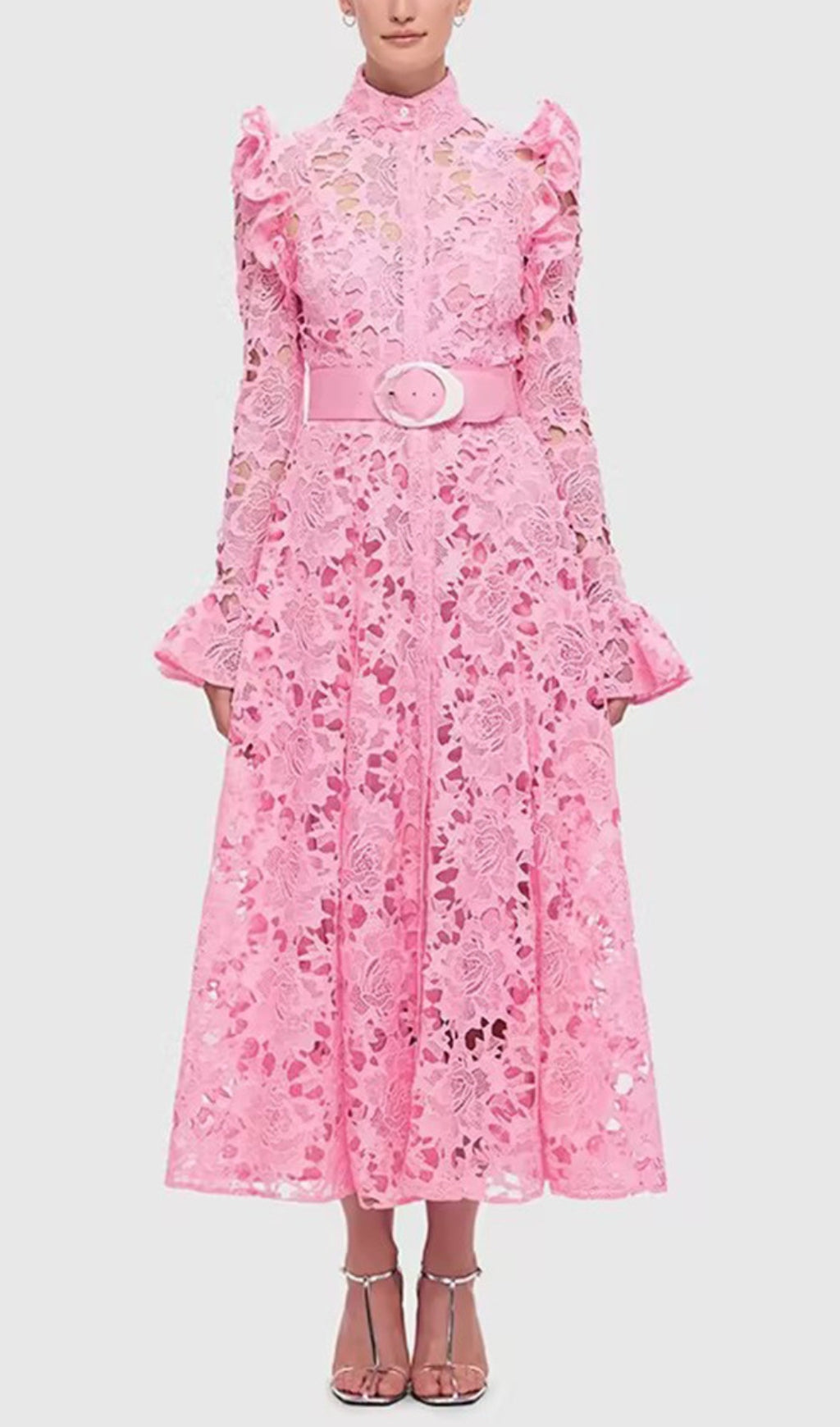 Fashionslee Women Alicia Lace Butterfly Sleeve Dress