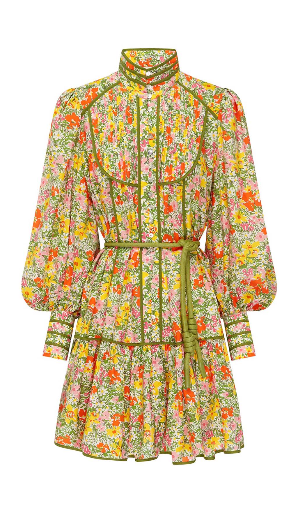 ee17b1ab643e282c4c9a3be00ef6ac39.jpeg Fashionslee Women Floral Print Lace-Up Midi Dress In Autumn Leaves