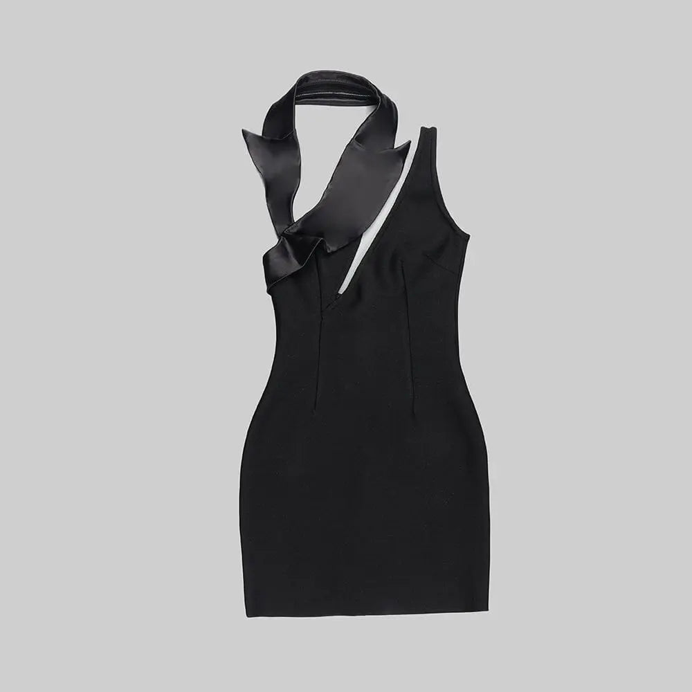 ee2321c8fd62fc27be2f2d29ffbff831.jpeg Fashionslee Women Cut Out Asymmetric Mini Dress In Black