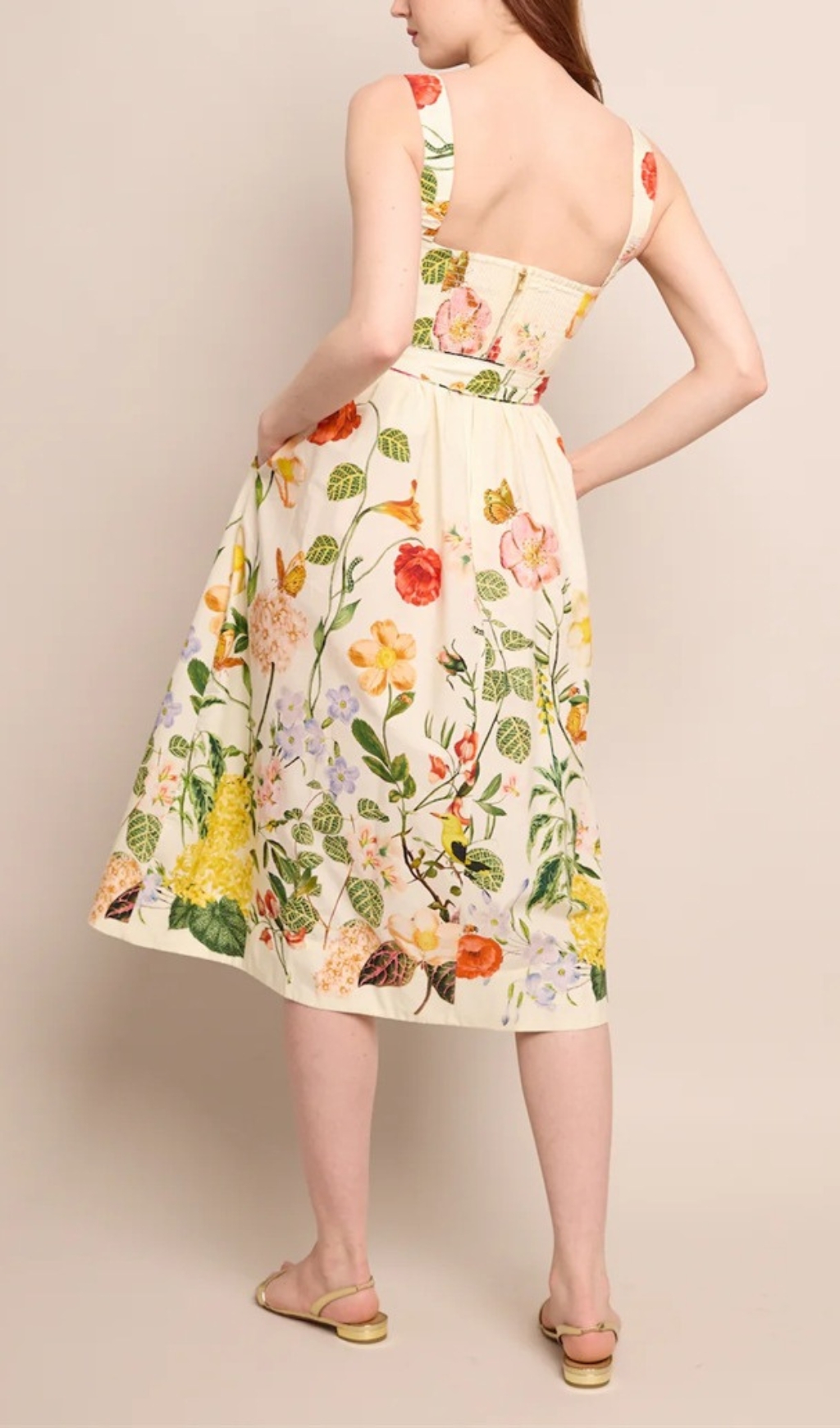 Fashionslee Women Dairin Floral Midi Dress