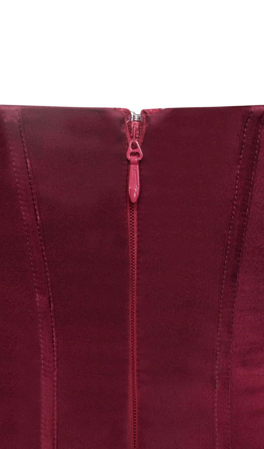 Fashionslee Women Aponi Burgundy Lace Corset Dress
