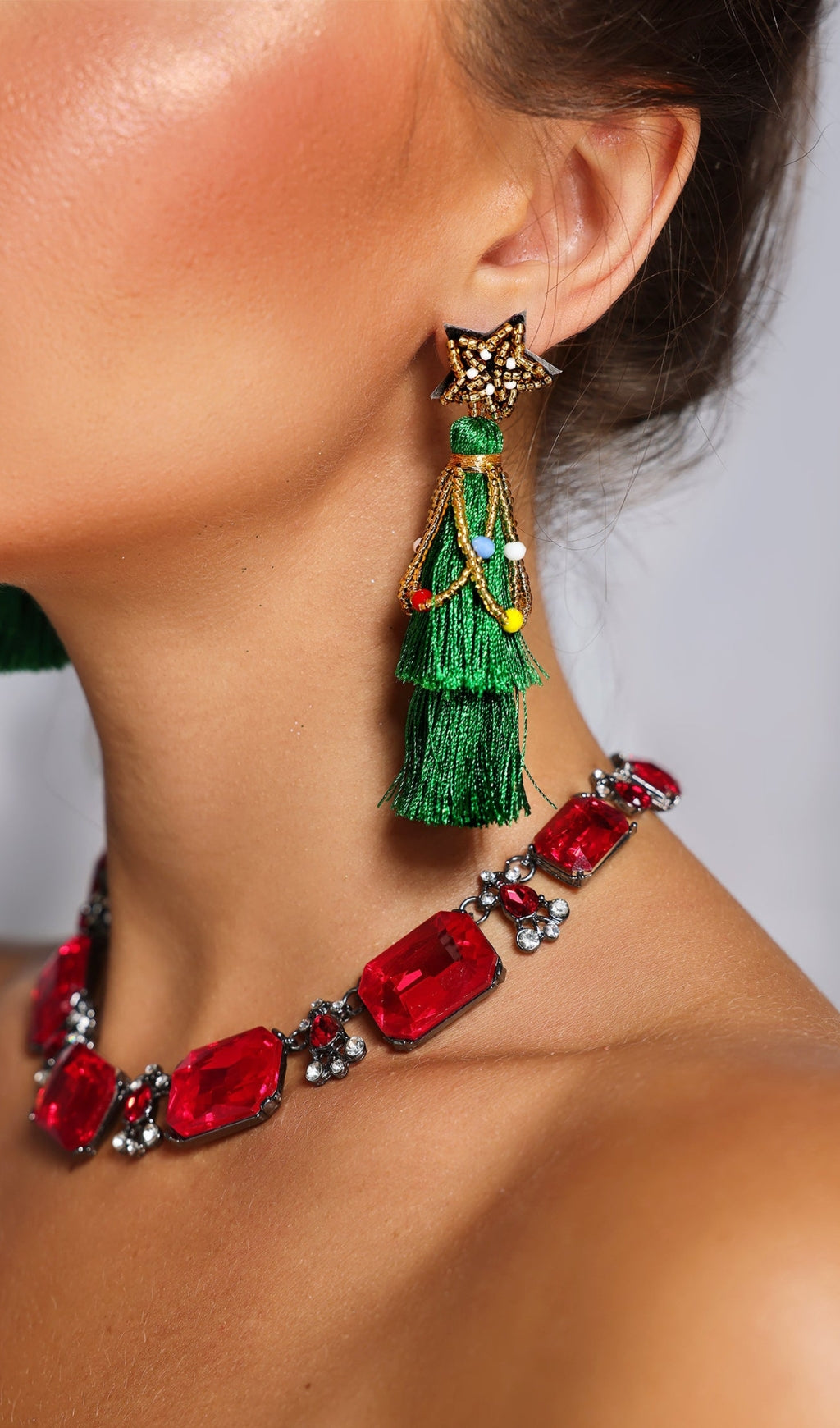 Fashionslee Women Arif Star Tassel Earrings
