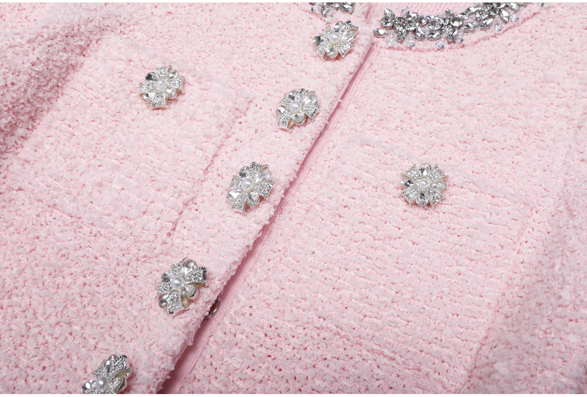 eea1131f4eba9659476dc820543bcf1e.jpg Fashionslee Women Karsyn Diamante Knit Long Sleeve Mini Dress