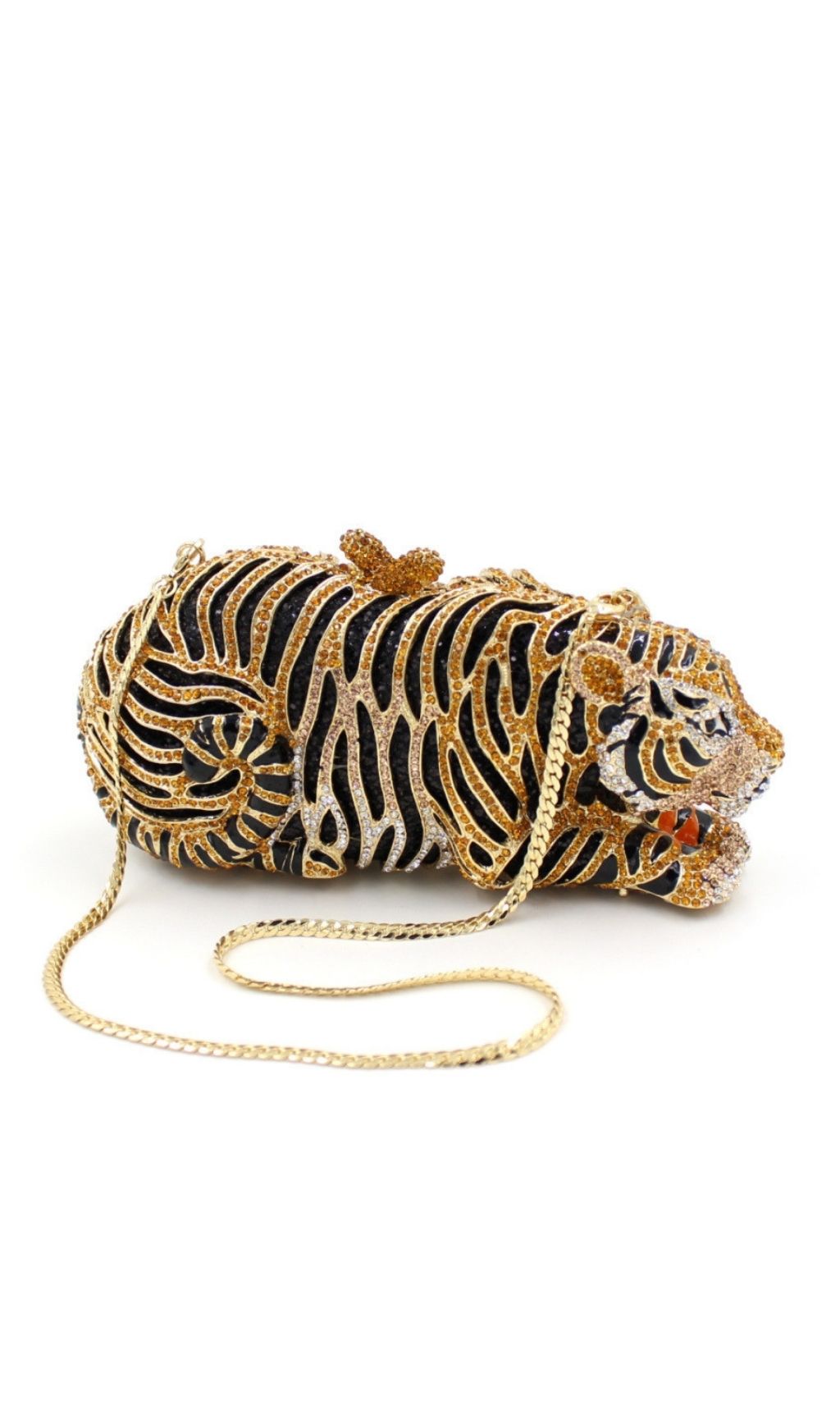 eea1fc45d0df3e0e41af205303d2fa20.jpg Fashionslee Women Khia Tiger Diamante Bag