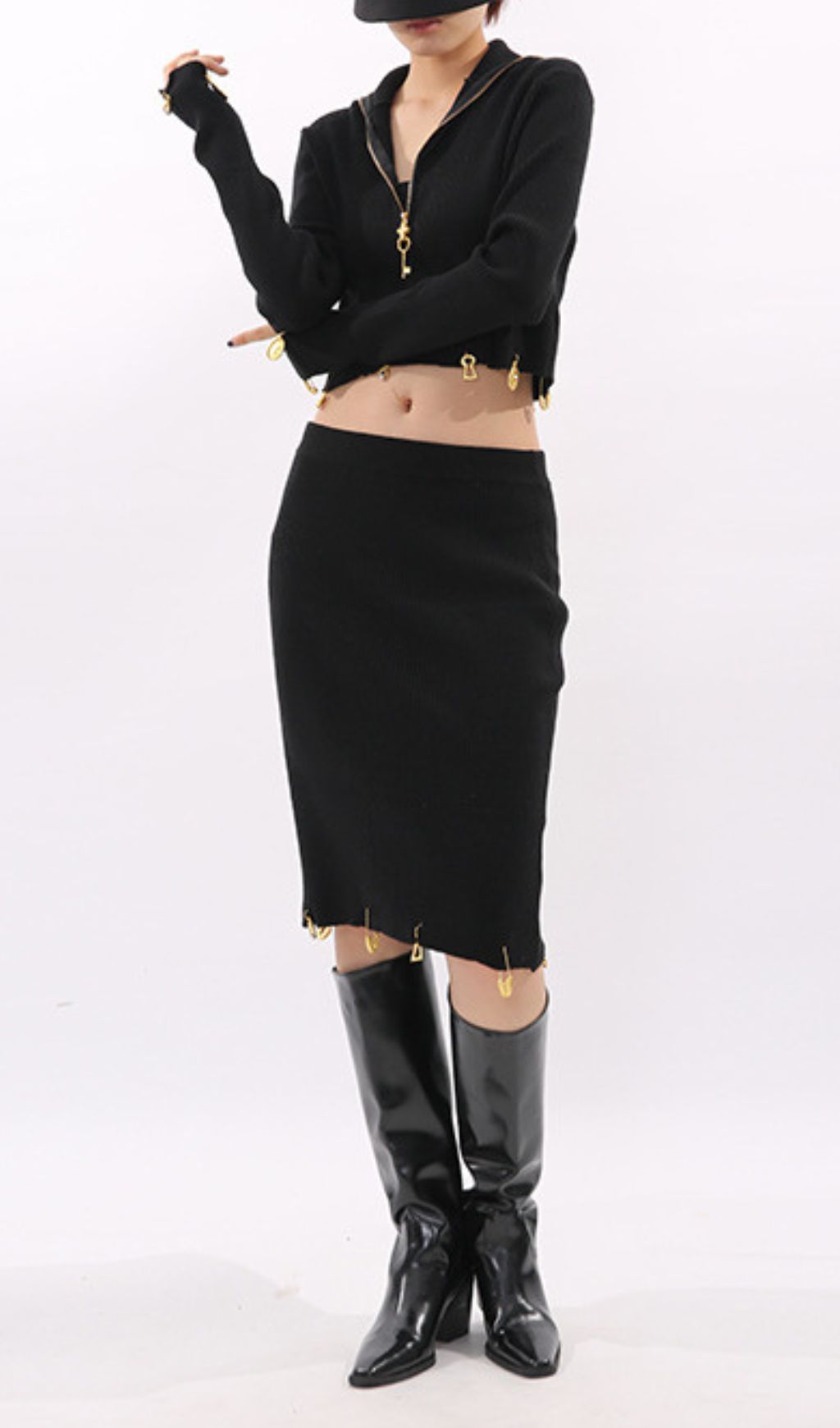 VIRAL BLACK TWO-PIECE SET – TRENDING LONG SLEEVE OUTFIT - OWNCI VIRAL BLACK TWO-PIECE SET – TRENDING LONG SLEEVE OUTFIT - OWNCI