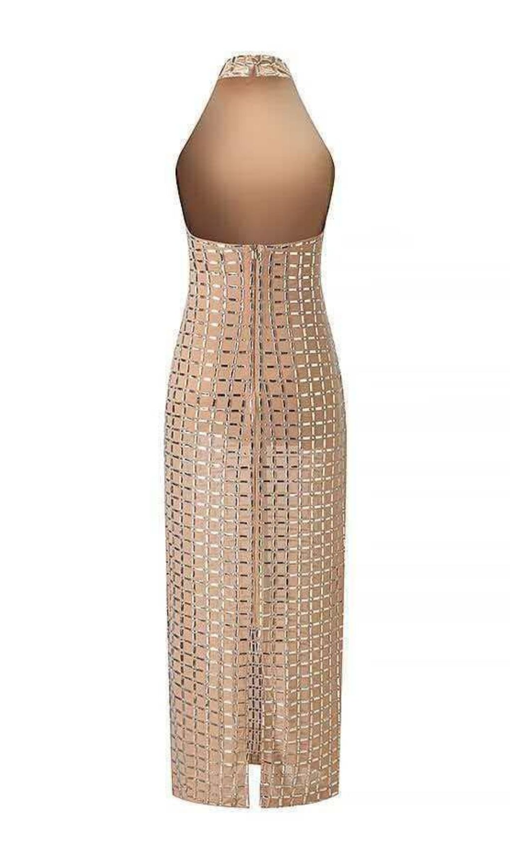 VIRAL KARINA HALTER CRYSTAL MAXI DRESS - OWNCI VIRAL KARINA HALTER CRYSTAL MAXI DRESS - OWNCI