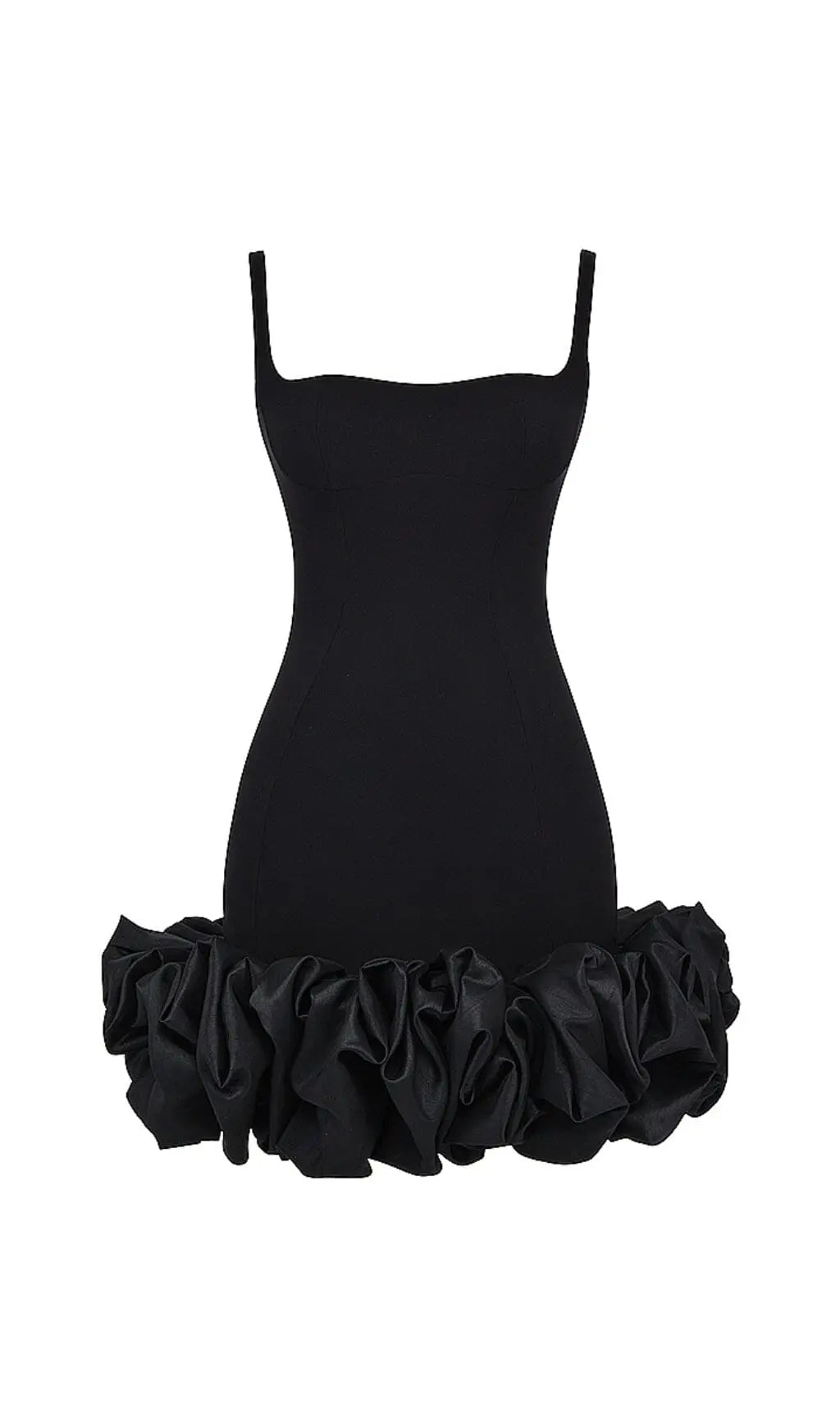 ef699722c6aee76fc1a7dc01f1e238ea.jpeg Fashionslee Women Black Ruffle Hem Dress