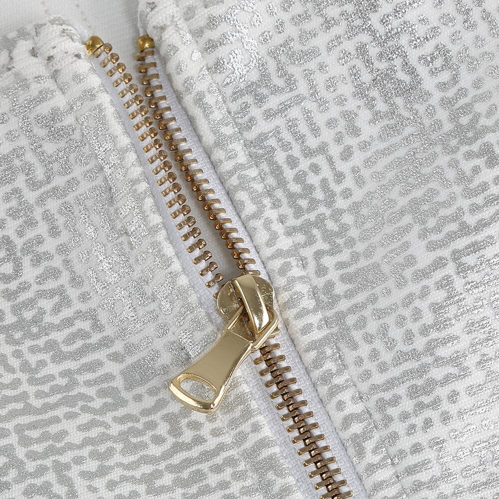 ef78dc4e028abe98ff01ab08f05b4e00.jpeg Fashionslee Women Silver Bandeau Rhinestone Trimming Dress