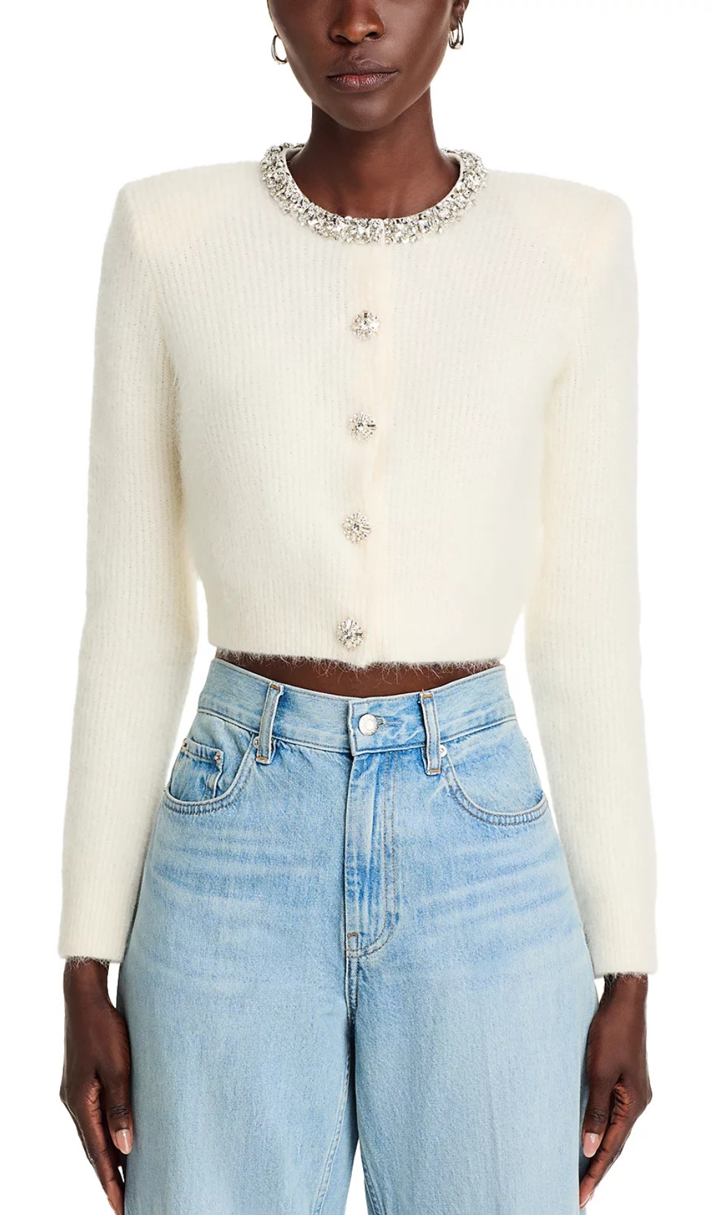 ef88efbf321804ade1833a9962796182.jpg Fashionslee Women Embellished Soft Knit Cardigan