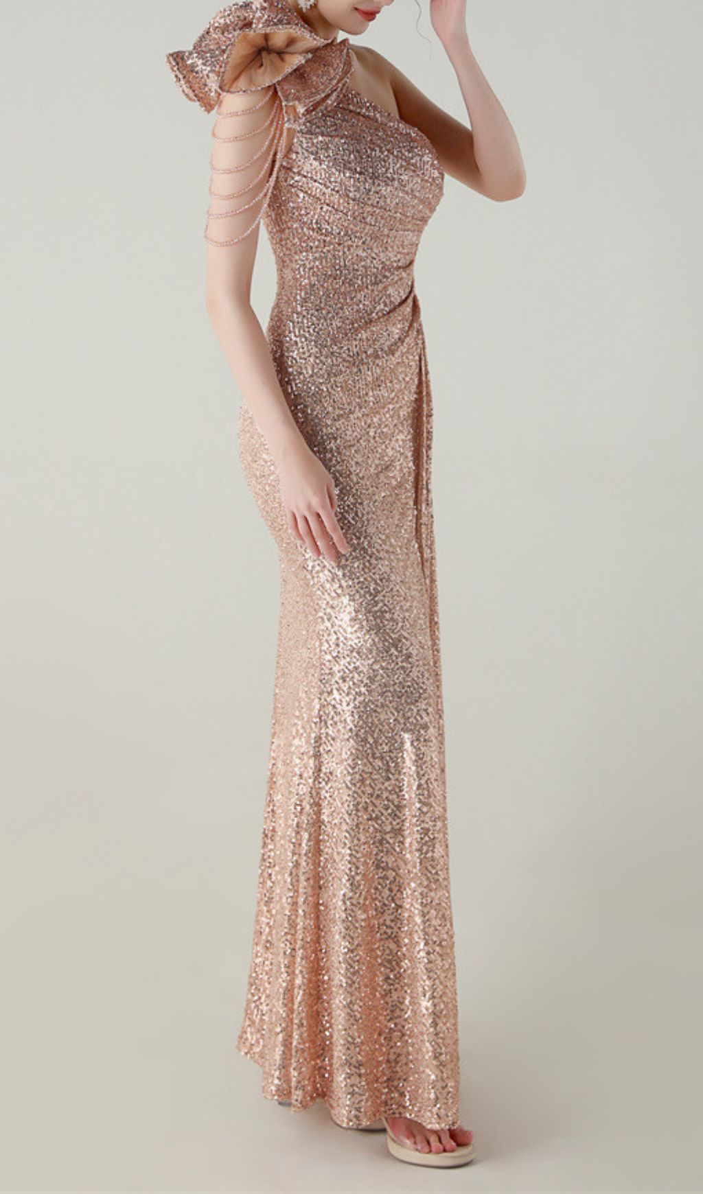 f072d80d91b35169bcb948133509fde6.jpg Fashionslee Women Ikia One-Shoulder Sequin Maxi Dress