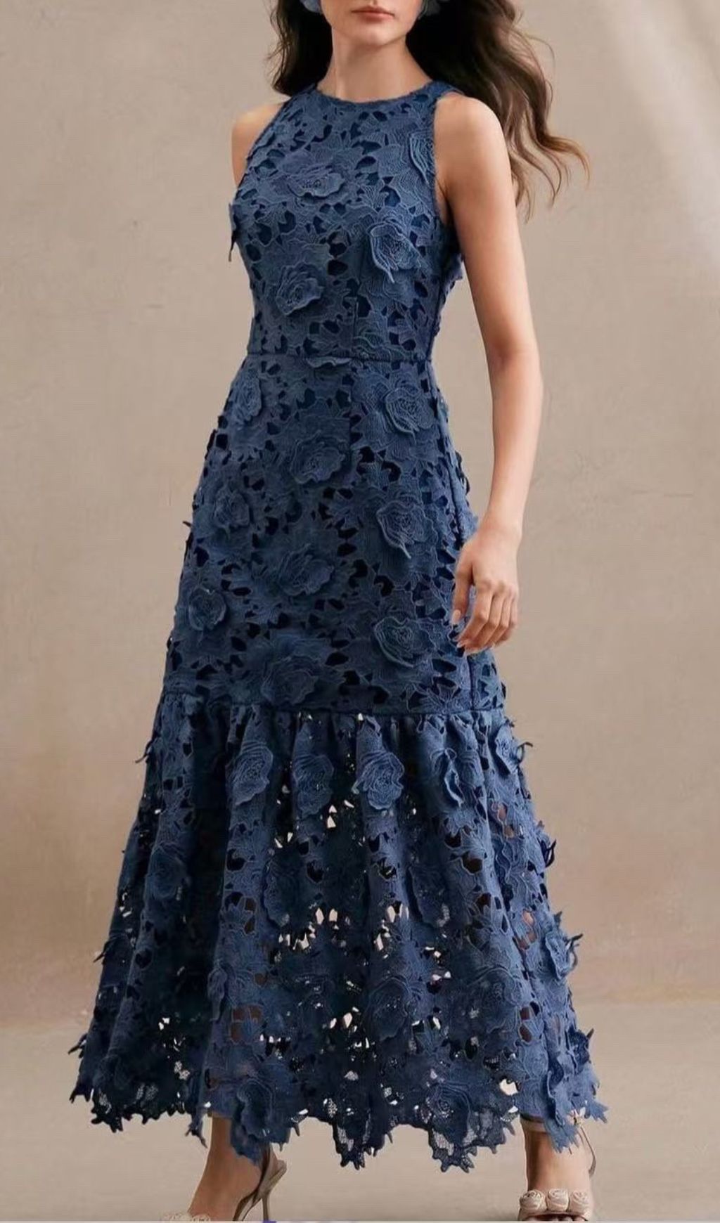 TRENDING EMBROIDERED SLEEVELESS MAXI DRESS - OWNCI TRENDING EMBROIDERED SLEEVELESS MAXI DRESS - OWNCI