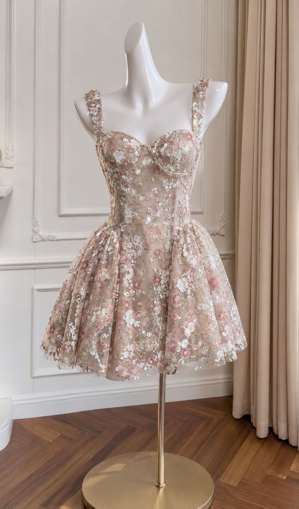 f09da6ead7ee372f1586370c6426f263.jpg Fashionslee Women Kyara Strappy Floral Mini Dress