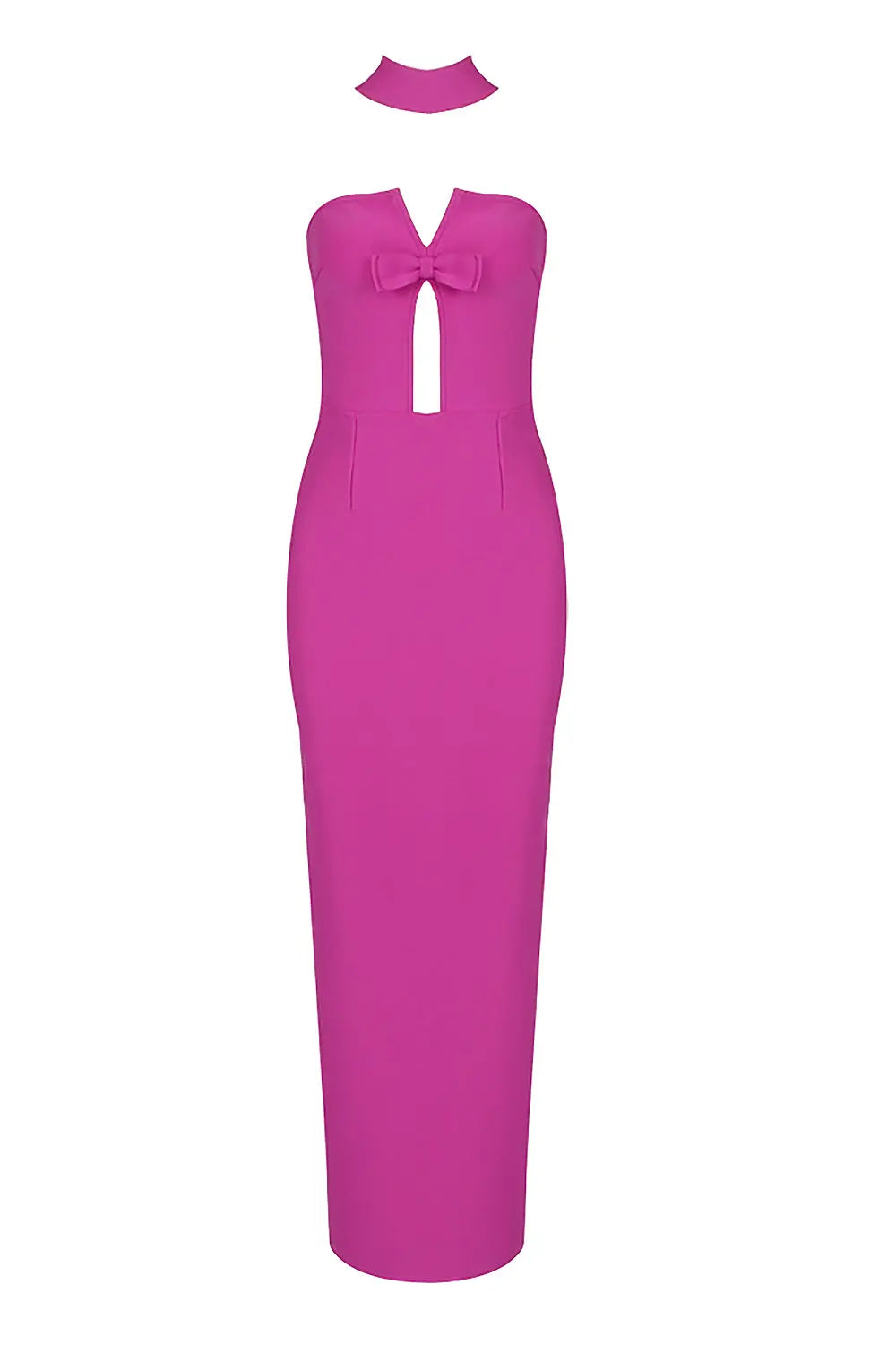 f0b026a9222212d56a27dc93d44aaf7f.jpeg Fashionslee Women Detachable Neck Sleeveless Maxi Bandage Dress