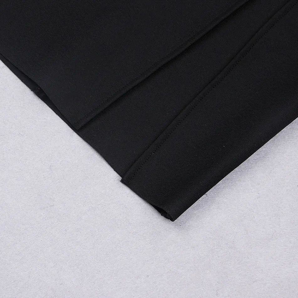 f0df472ad5024e53de1962ff1f6e7355.jpeg Fashionslee Women Black V Neck Spaghetti Bandage Midi Dress