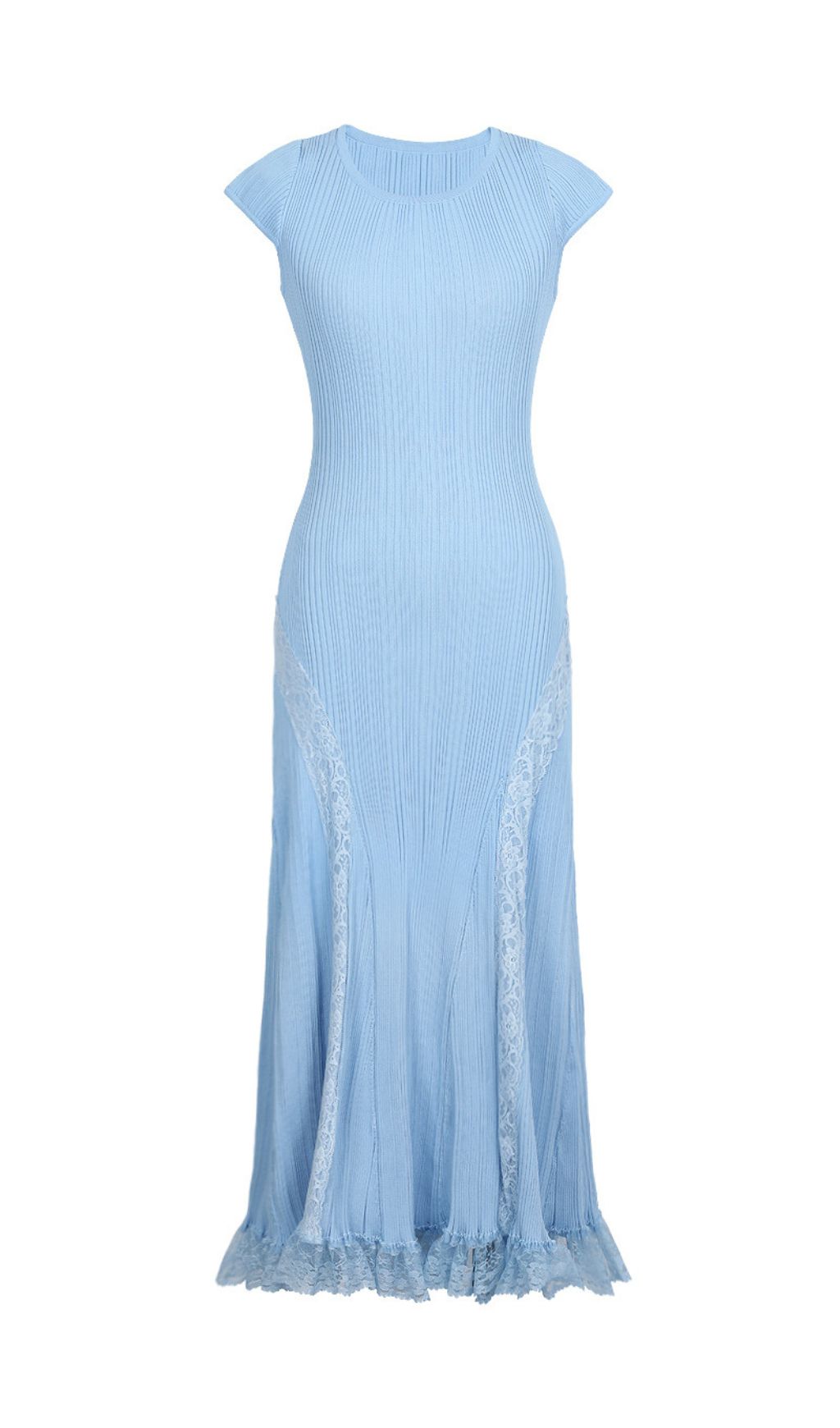 f104d21e4312d947ae88d2c40202dbe0.jpg Fashionslee Women Farrah Knitted Lace Midi Dress