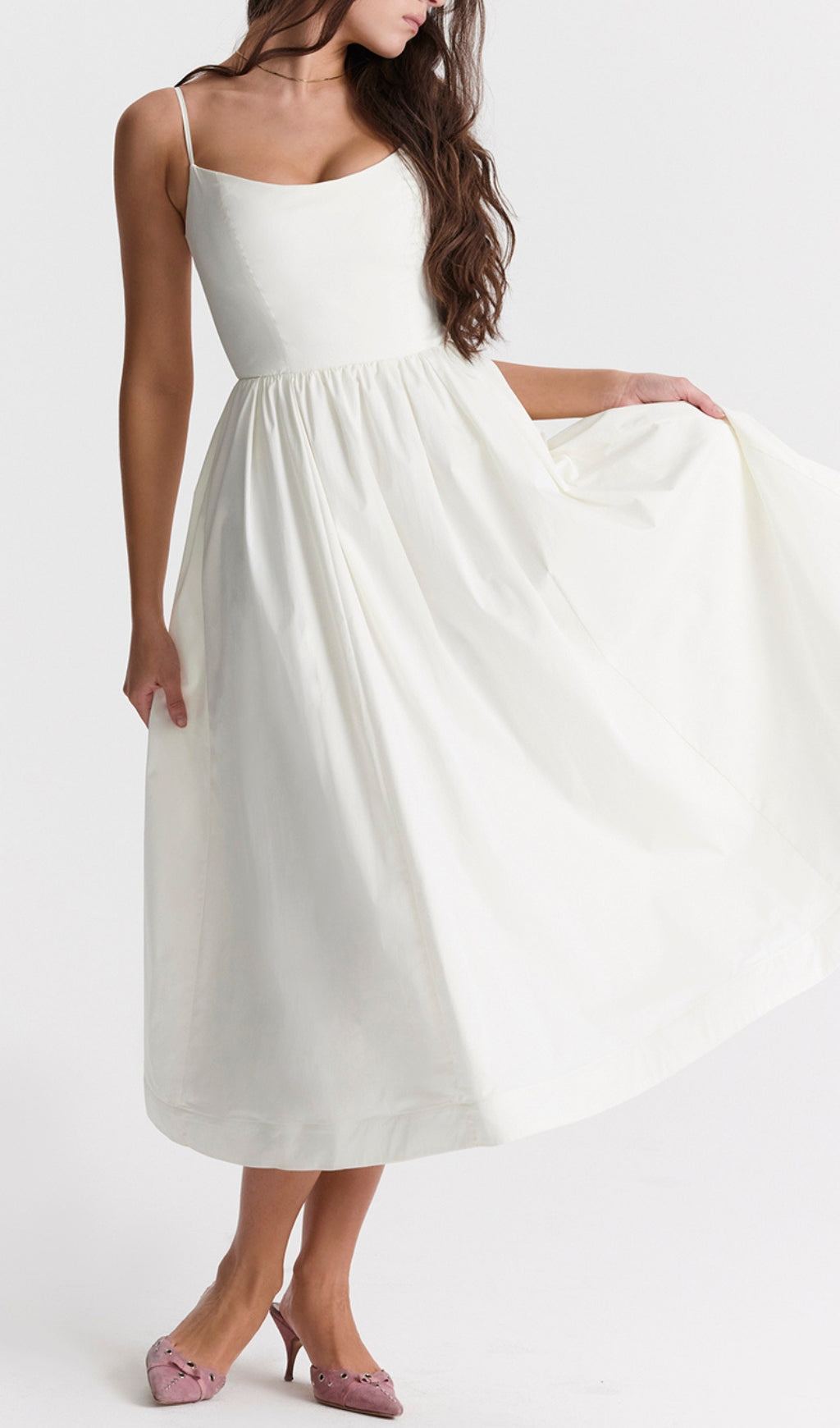 f1189a80184a19f15d38ce7b02869739.jpeg Fashionslee Women Ivory Corset Sundress