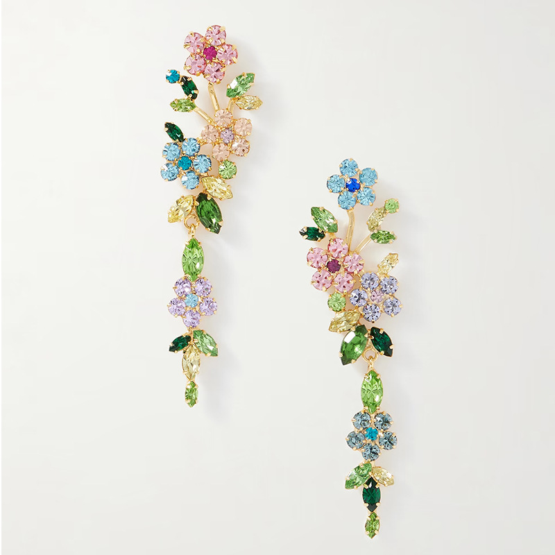 f181d7937ca6023897861a7a04142cd0.jpg Fashionslee Women Kaiya Diamante Flower Earrings