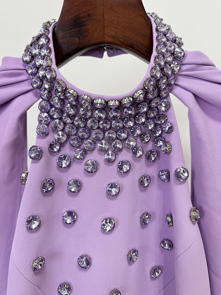 f186b1025894c746fadb89ee070168e4.jpg Fashionslee Women Hye Purple Rhinestone Gown