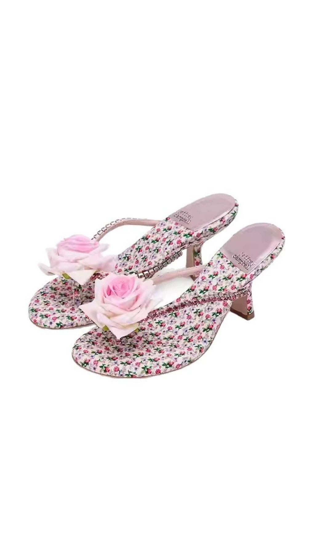 Fashionslee Women Kyriè Floral High-Heeled Sandals