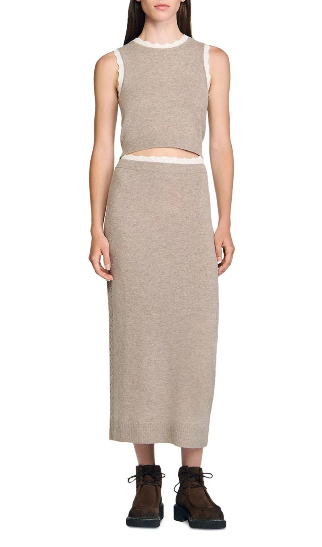Fashionslee Women Sleeveless Knit Sweater