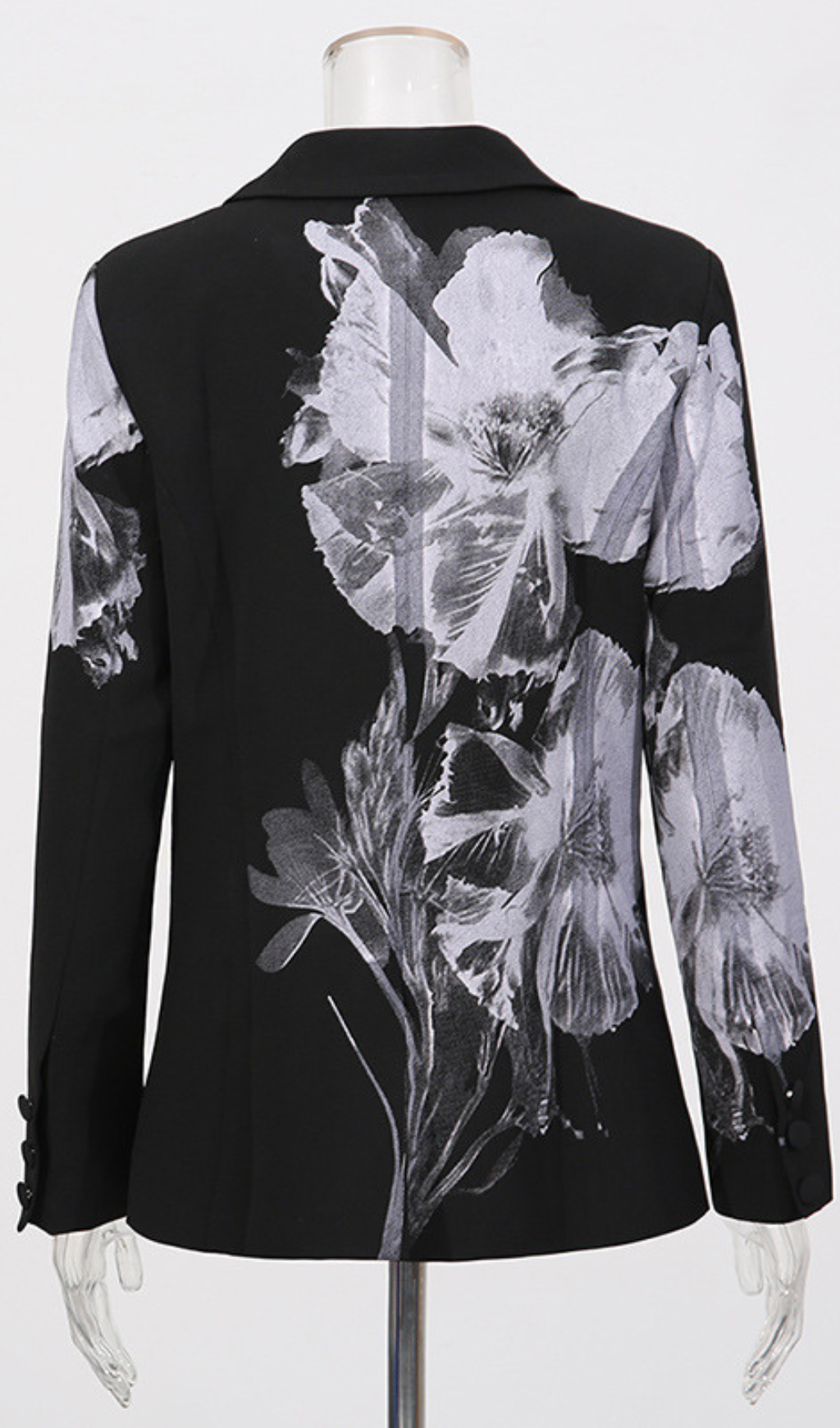 f2872c5620ff28ce6734f3ac6eb89a17.png Fashionslee Women Giah Black Flower Blazer & Pants Set