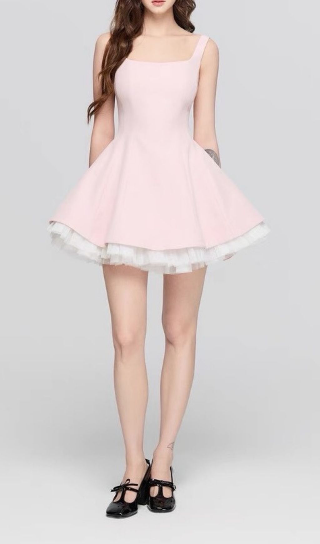 Fashionslee Women Karlie Pink Strappy Mini Dress