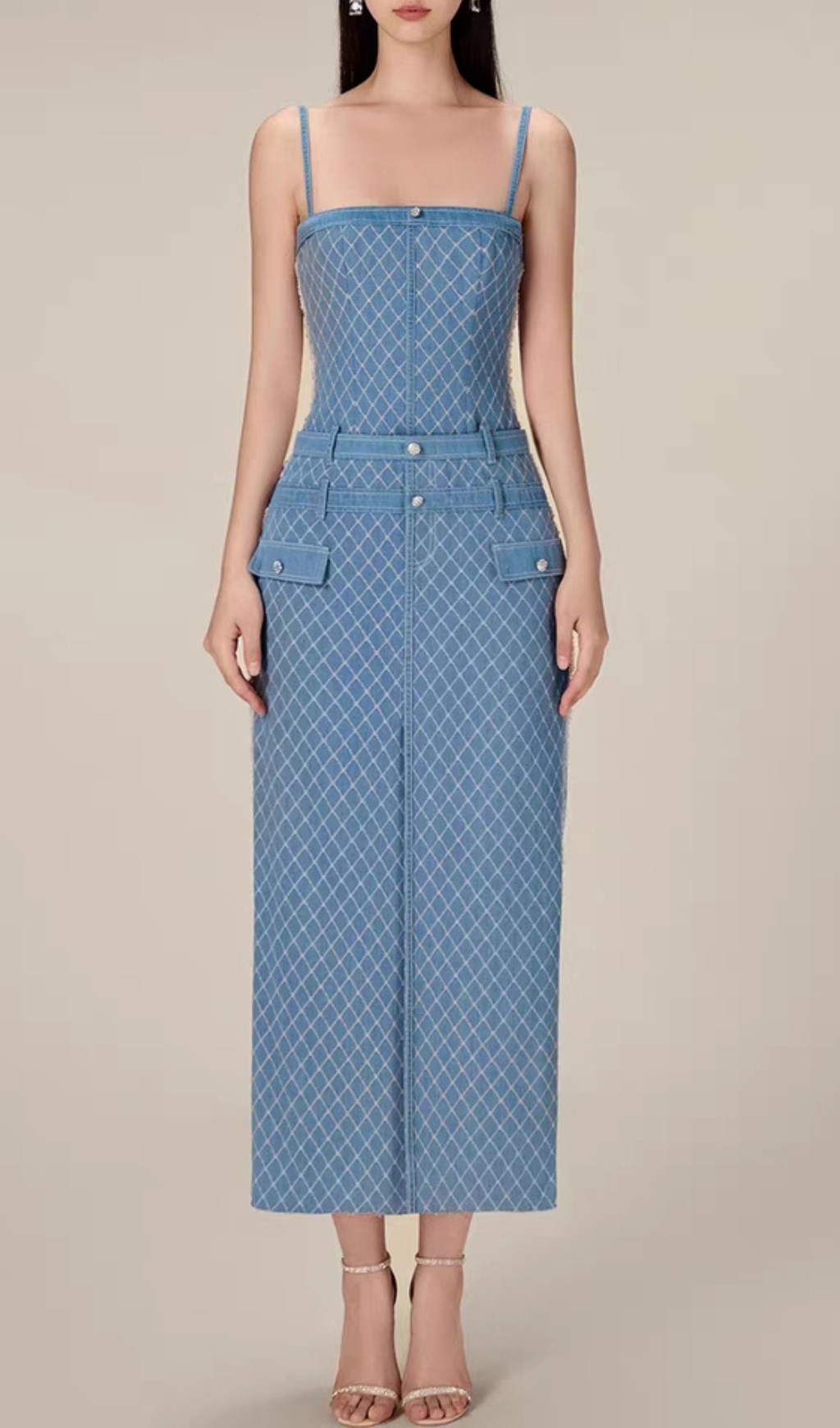 f2d775dbc73ceba6a4dbcc9e53e41ac1.jpg Fashionslee Women Celina Blue Denim Midi Dress