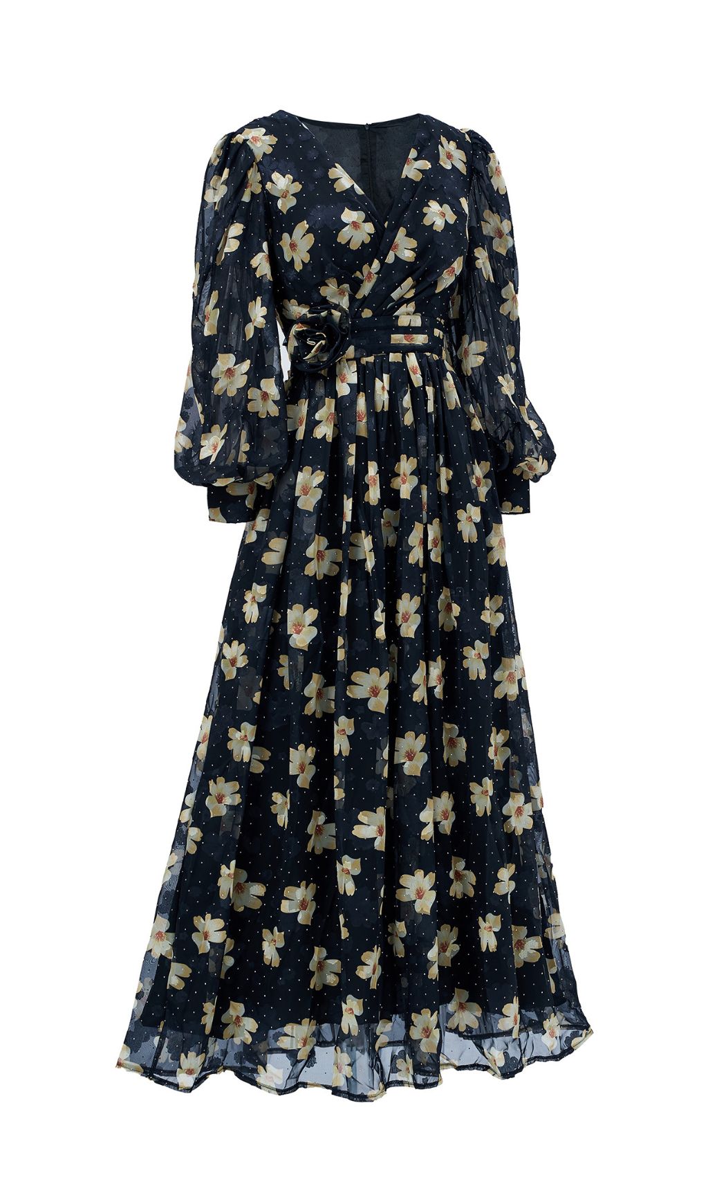 f31a47418bbb424825eef3bb58378d23.jpg Fashionslee Women Feodora Floral Printed Long Sleeve Maxi Dress