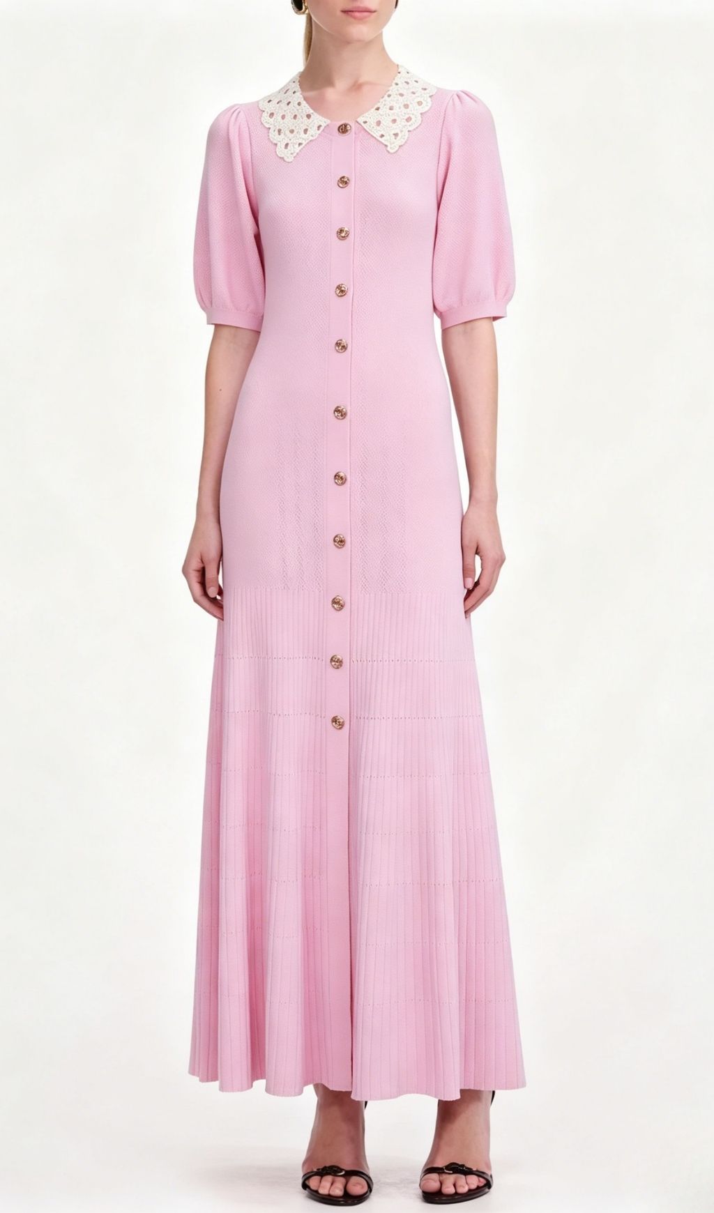VINTAGE KNIT MIDI DRESS – AESTHETIC MUST-HAVE - OWNCI