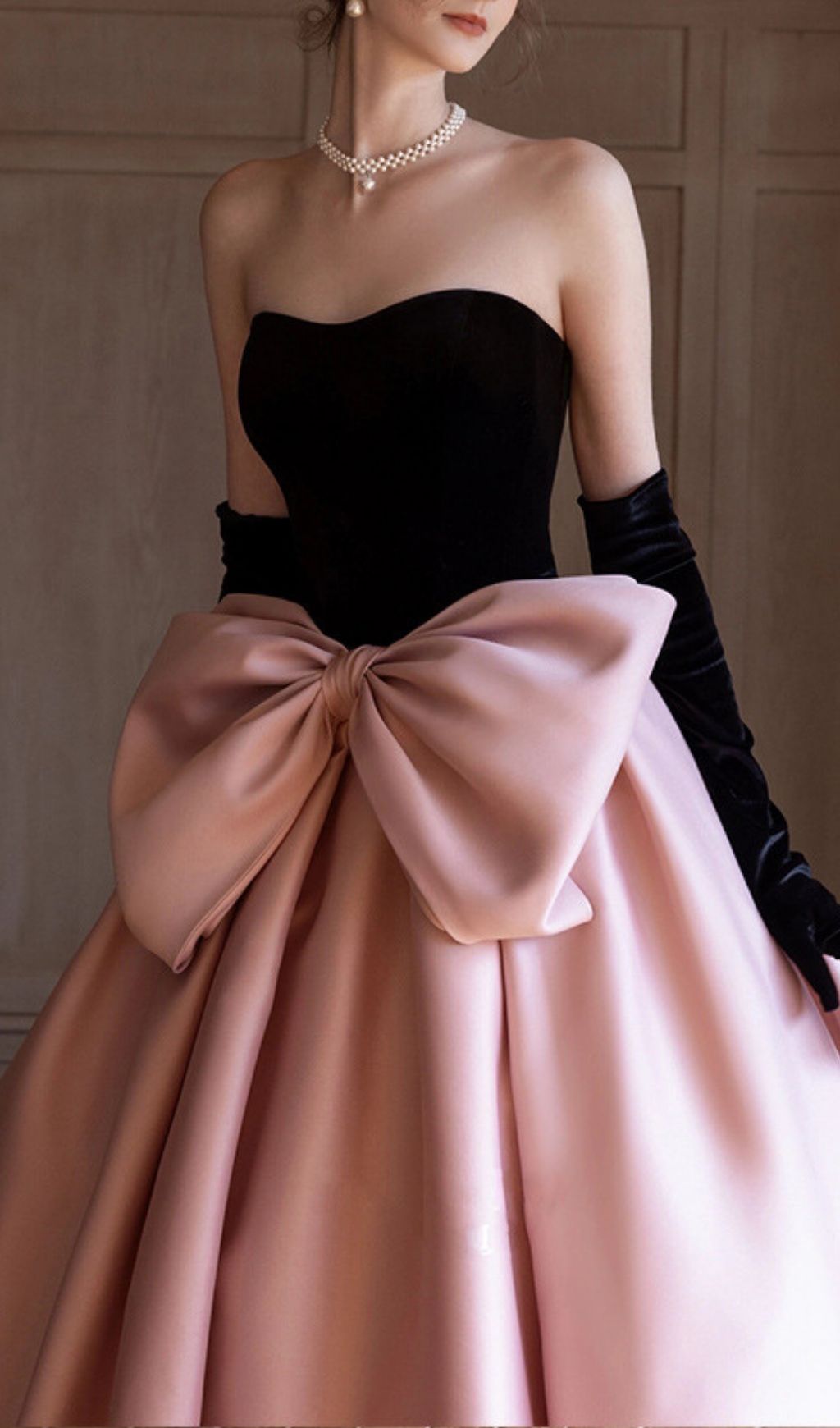 Fashionslee Women Karlee Strapless Bow Maxi Dress