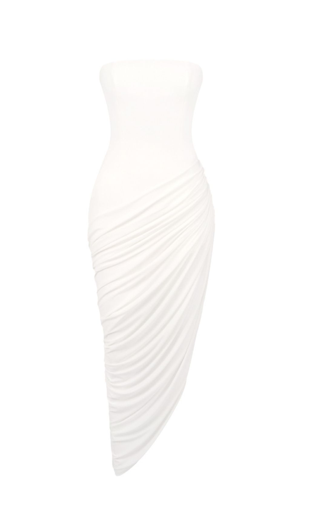 f38da8d09b5277f64768266c2f1492df.jpg Fashionslee Women Julianne White Strapless Maxi Dress