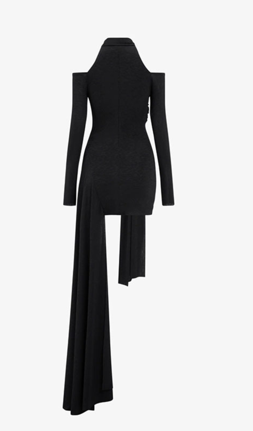 f3d183e25f536810c22123fe28a3ce4b.png Fashionslee Women Gedalia Black Strap Long Sleeve Mini Dress