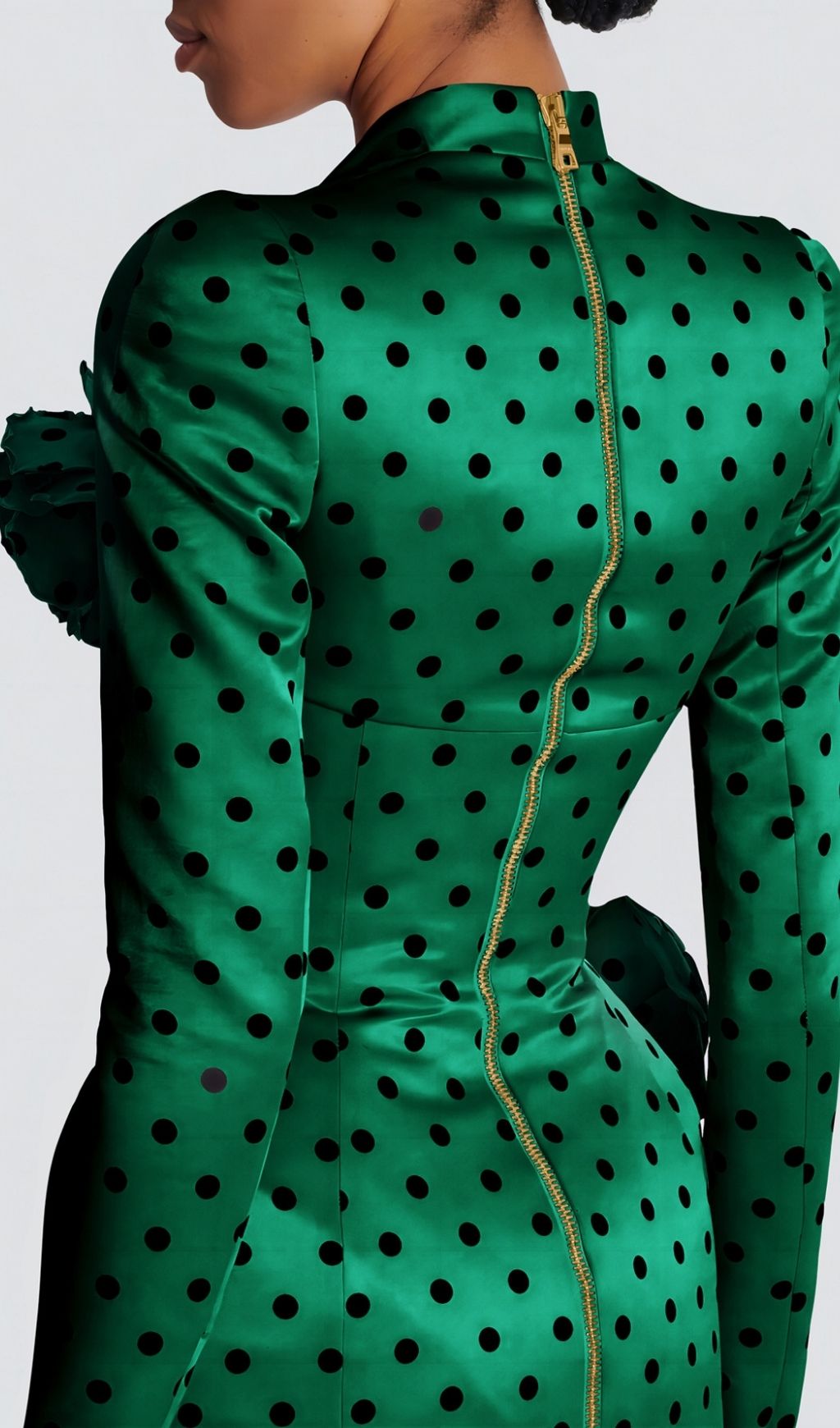 TRENDING GREEN POLKA DOT MINI DRESS - OWNCI TRENDING GREEN POLKA DOT MINI DRESS - OWNCI