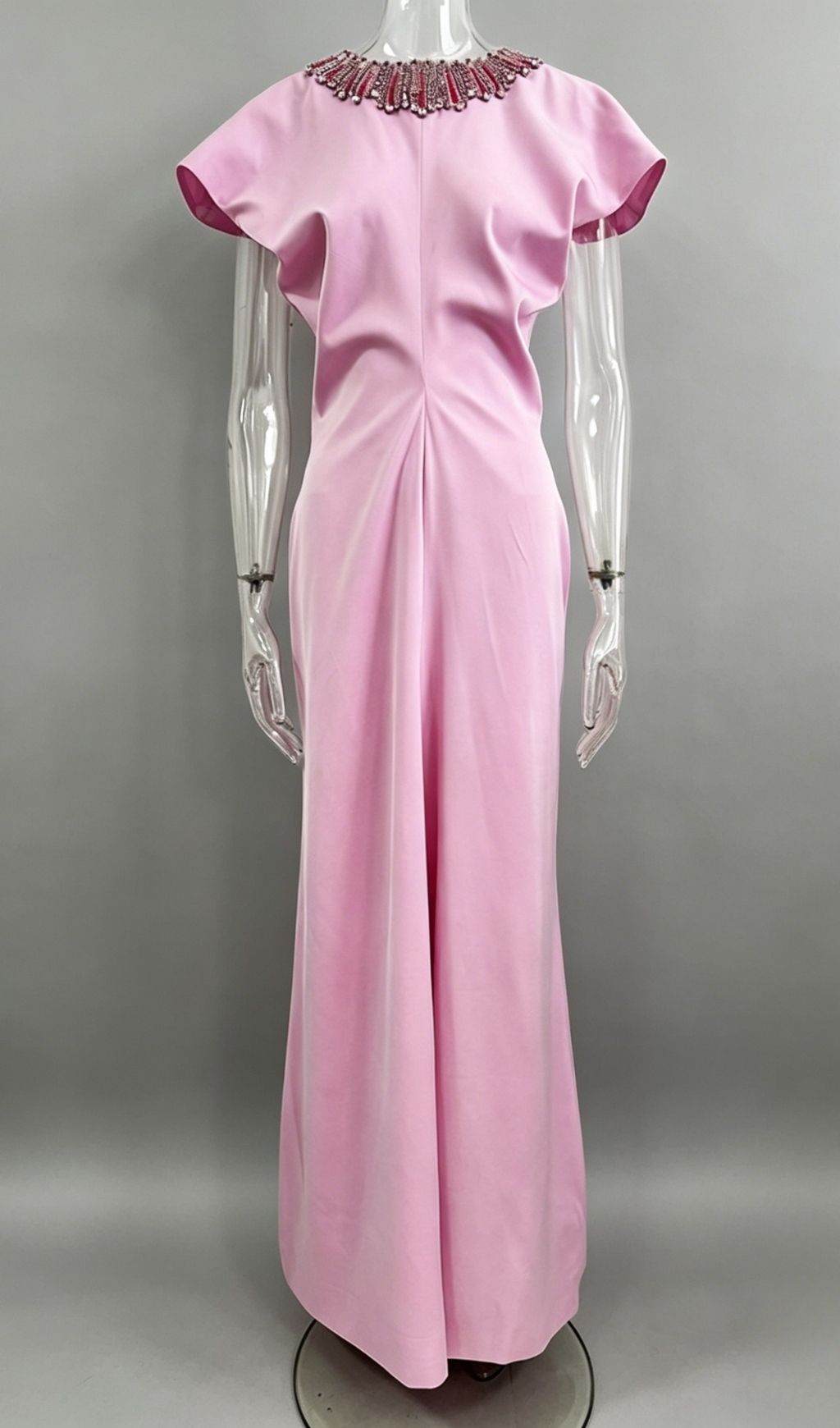 Fashionslee Women Krikor Pink Diamante Maxi Dress