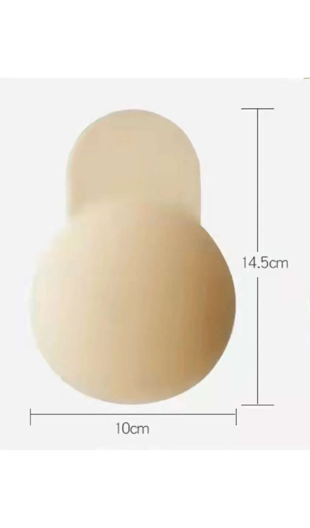 Fashionslee Women Nude Pull Up Breast Patch